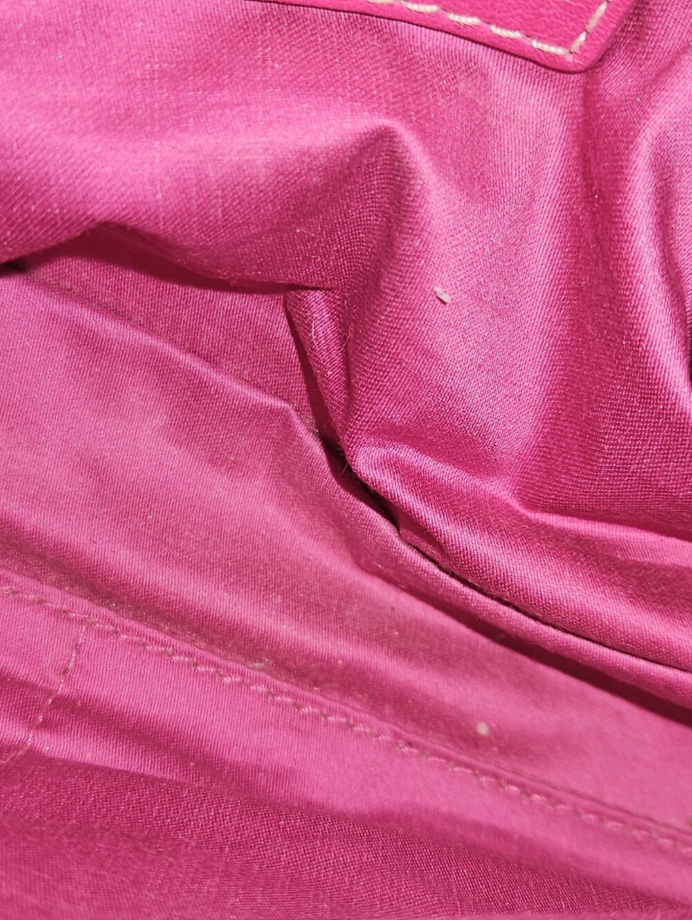 Vintage Coach Y2k Soho Pink Nylon Leather Trim Shoulder Bag Barbie Core - Picture 9 of 13